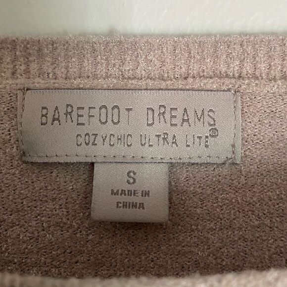 Barefoot Dreams CozyChic Ultra Lite Raglan Pullover Size Small - Picture 7 of 7